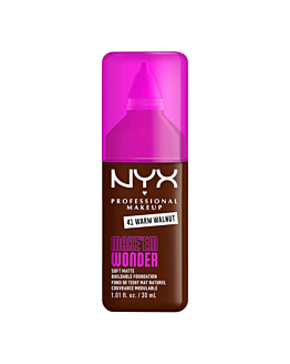 NYX Make Em Wonder Podkład do twarzy z długotrwałym kryciem, Warm Walnut
