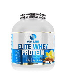 Yava Labs Elite Whey Protein Białko serwatkowe smak migdały waniliowe