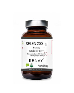 Kenay Suplement diety organiczny selen 200 mcg
