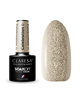 Claresa Soak Off UV/LED Celebration lakier hybrydowy 6, 5g