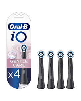 Oral-B Braun Końcówki RBSB-4 iO Gentle Care Black, 4 szt.