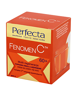 Perfecta Fenomen C Multiregeneracja, Poprawa Owalu, krem do twarzy na dzień i na noc 60+, 50 ml