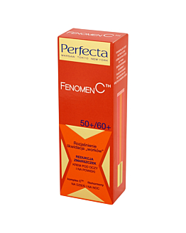 Perfecta Fenomen C Rozjaśnienie, Likwidacja Worków, krem pod oczy i na powieki 50+/60+, 15 ml