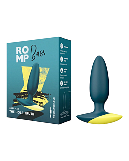 Romp Bass Green Wibrujący korek analny