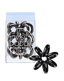 Invisibobble Nano Gumki do włosów Intensywnie Czarne True Black