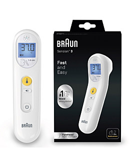 BRAUN Sensian 3  BNT050EE Termometr bezdotykowy do czoła, kliniczna dokładność