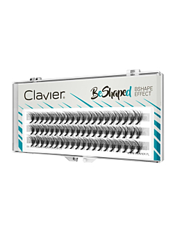 Clavier BeShaped jedwabne kępki rzęs skręt B 10D mix 9-10-11mm