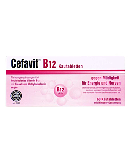 Cefavit B12 Tabletki Do Żucia 60 Tabletek