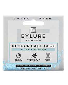 Eylure 18 Hour Lash Glue bezbarwny klej do rzęs bez lateksu Clear Finish, 4.5ml