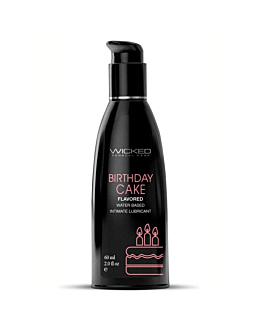 Wicked Water Based Intimate Lubricant lubrykant na bazie wody Birthday Cake, 60ml