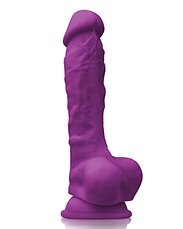 Dildo 22,7 Cm Blush Colours Pleasures Purple Blush