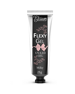 Elisium Flexy Gel żel do przedłużania paznokci Milky, 25g