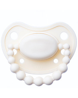 LUU Kids Smoczek pozycjonujący American Cream 6m+