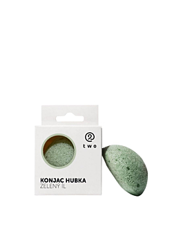 Two Cosmetics Zielona gąbka konjac