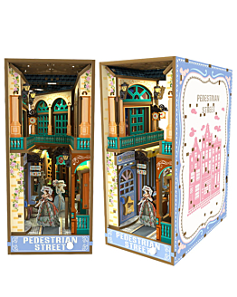 Habarri Miniaturowy domek Book Nook - Wiktoriańska uliczka