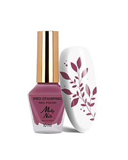 MollyNails PRO Stamping Lakier Do Stempli Dusty Pink Berry Nr 18 10 ml