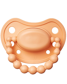 LUU Kids Smoczek pozycjonujący Summer Apricot 6m+