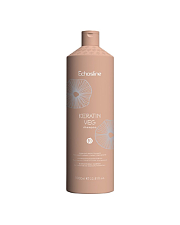 ECHOSLINE Keratin Veg regenerujący szampon do włosów, 1000ml