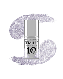 Semilac UV Hybrid Lakier hybrydowy, 461 Hollywood Silver 
