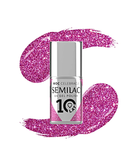 Semilac UV Hybrid Lakier hybrydowy, 462 Pink BuBBles