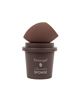 Donegal Morning Coffee gąbka do makijażu z etui Chocolate Sponge 4352