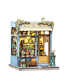 Habarri Miniaturowy domek Book Nook - Kwiaty szczęścia