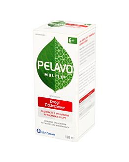 Pelavo Multi 6+, Syrop na drogi oddechowe, Dla dzieci od 6. roku życia, Smak malinowy