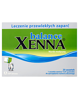 Xenna Balance Preparat na zaparcia, 20 saszetek