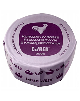 EdRED Kurczak W Sosie Pieczarkowym Z Kaszą Gryczaną 300 g