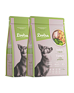 Lovira Sucha Karma dla psów 2x  Indyk 3 kg