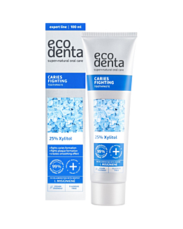 Ecodenta Caries Fighting - Pasta do zębów z ksylitolem 100 ml