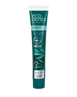 Ecodenta Sensitive CBD - Pasta do zębów z CBD i probiotykami 75 ml