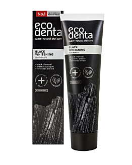 Ecodenta Pasta Extra Black Wybielająca z Węglem Drzewnym i Teavigo