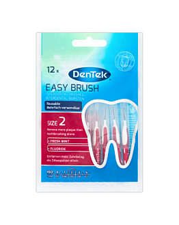 Dentek Szczoteczki interdental EasyBrush R2 12 szt.