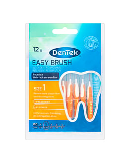 Dentek Szczoteczki interdental EasyBrush R1 12 szt.