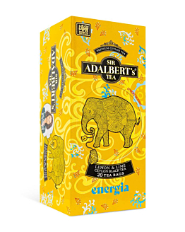 Adalberts Ceylon Black Tea Lemon & Lime Energia - herbata 20 x 2 g
