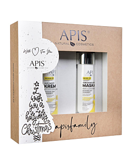 APIS Ceramide Power zestaw odżywczy krem na dzień, 50ml + odbudowująca maska na noc, 50ml