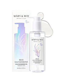 Mary&May Rice Glutathione LHA Cleansing Oil, olejek do demakijażu, 200 ml