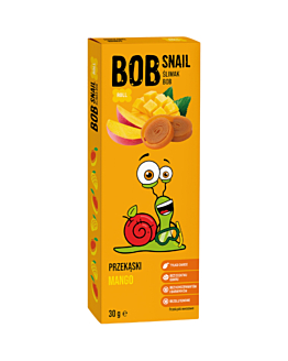 Bob Snail Przekąska mango z owoców bez dodatku cukru, 30 g