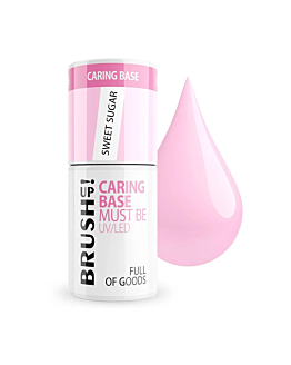 BrushUp! Caring Base baza hybrydowa do paznokci Sweet Sugar, 5g