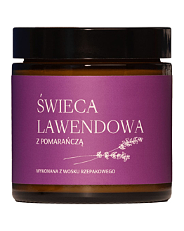 Mglife Świeca lawendowa z pomarańczą