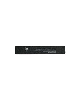Peggy Sage 2-Way Nail File Coarse pilnik do paznokci prostokątny dwustronny 100/180 czarny 1szt