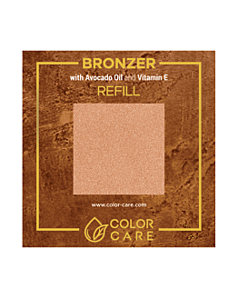 Color Care Perłowy Bronzer Wegański - Refill - 02 Cinnamon