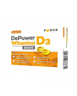 Puwer DePuwer Witamina D3 2000 60 kapsułek