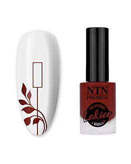 NTN Premium Lakier Do Stempli I Blaszek Bordowy Nr 100 7ml