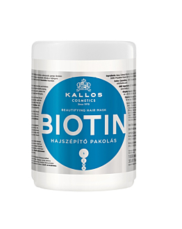 Kallos KJMN Biotin Beautifying Hair Mask upiększająca maska do włosów z biotyną, 1000ml