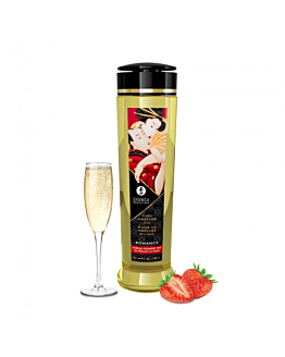 Olejek Do Masażu Erotic Massage Oil Romance / Sparkling Strawberry Wine 240Ml Shunga