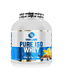 Yava Labs Pure Iso Whey Izolat białka serwatkowego smak migdały waniliowe