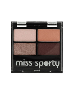 Miss Sporty Studio Colour Quattro Eye Shadow poczwórne cienie do powiek 408 Smoky Rose, 5g