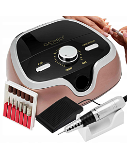 Gashio Frezarka do Paznokci Profesjonalna Manicure Pedicure 65 W z Zestawem Frezów